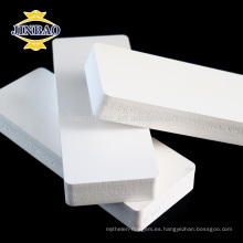 JINBAO hoja de espuma de pvc blanco forex pvc foam board precio de pvc por tonelada